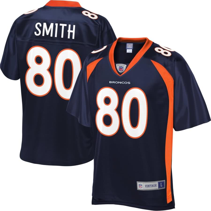 Rod Smith Denver Broncos NFL Pro Line Retired Team Player Jersey - Navy