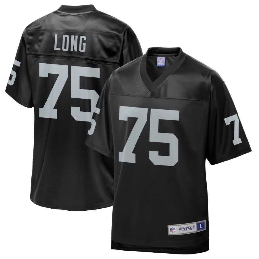 Howie Long Oakland Raiders NFL Pro Line Retired Team Player Jersey - Black