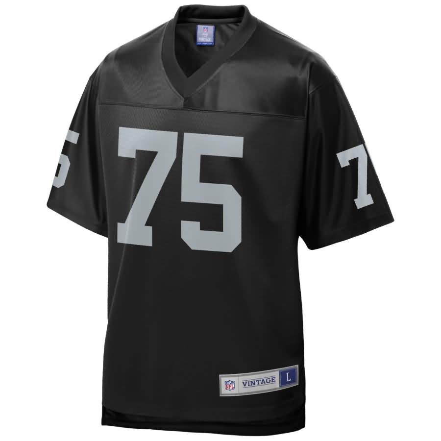 Howie Long Oakland Raiders NFL Pro Line Retired Team Player Jersey - Black