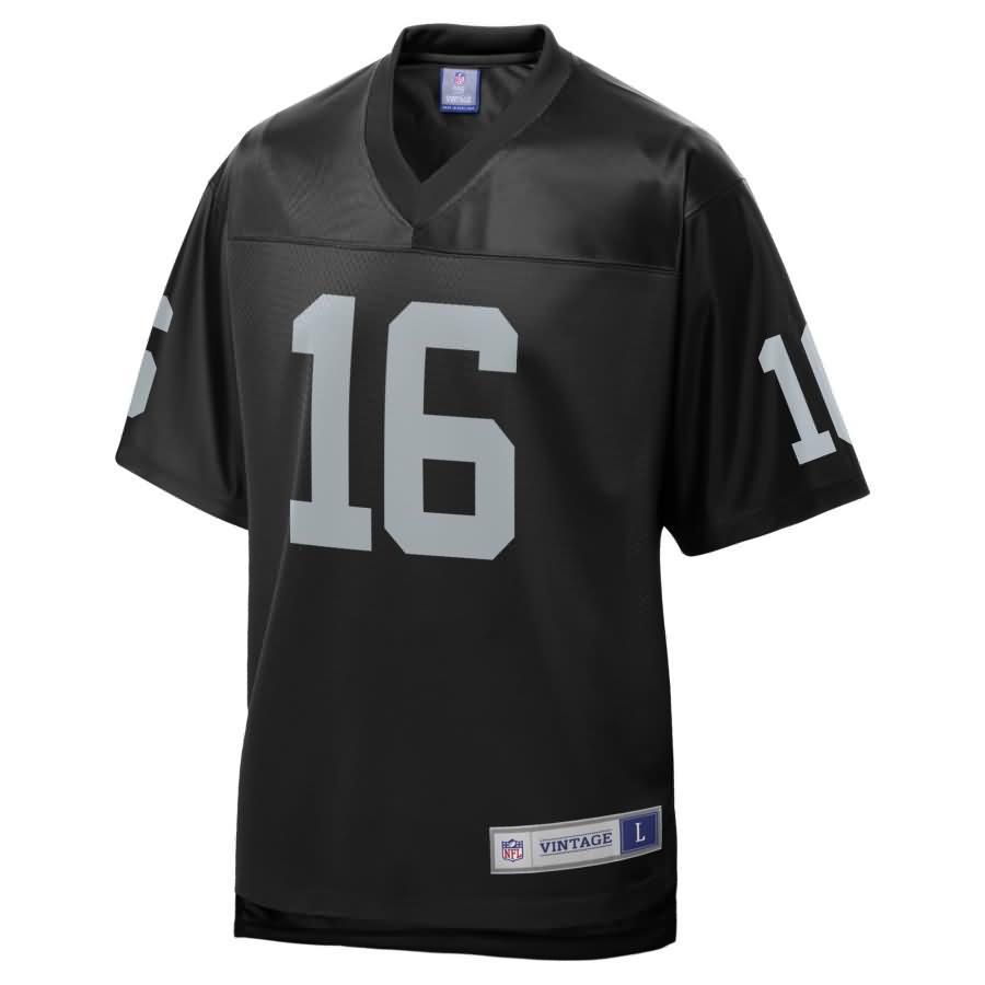 Jim Plunkett Oakland Raiders NFL Pro Line Retired Team Player Jersey - Black