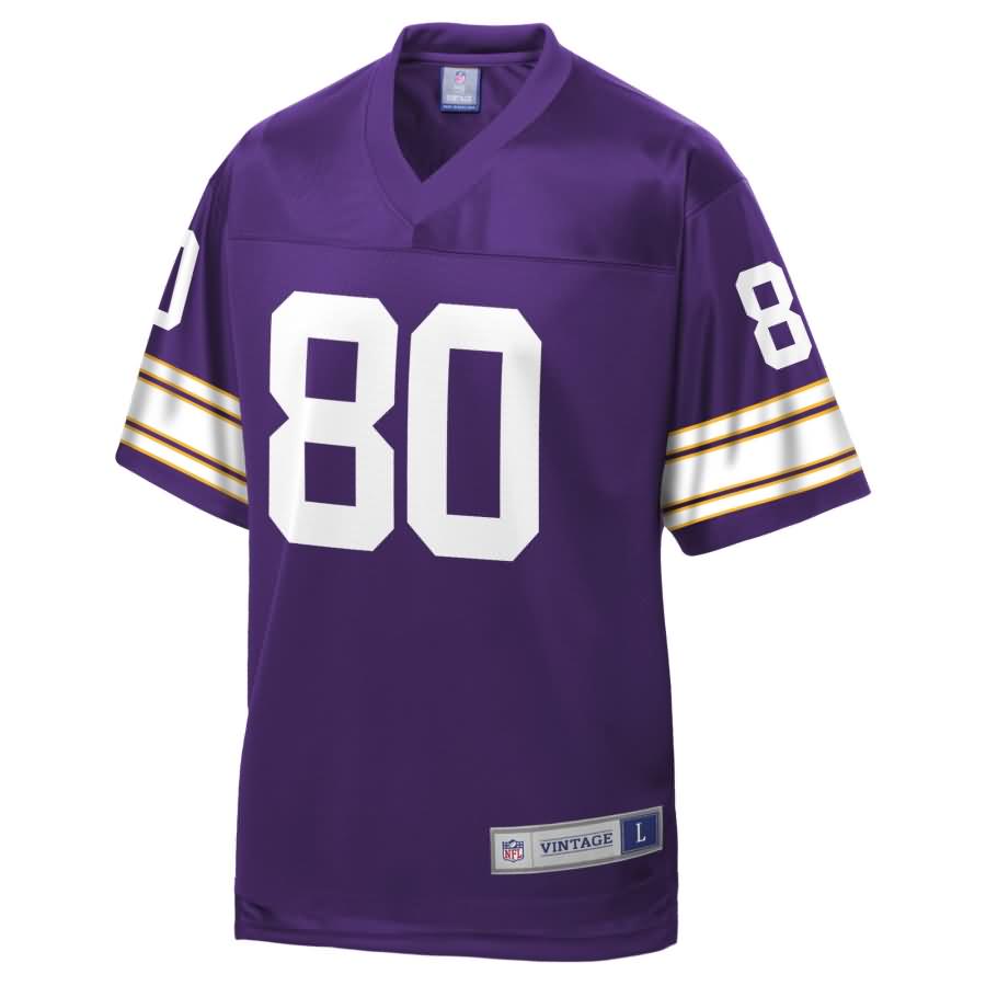 Cris Carter Minnesota Vikings NFL Pro Line Retired Team Player Jersey - Purple