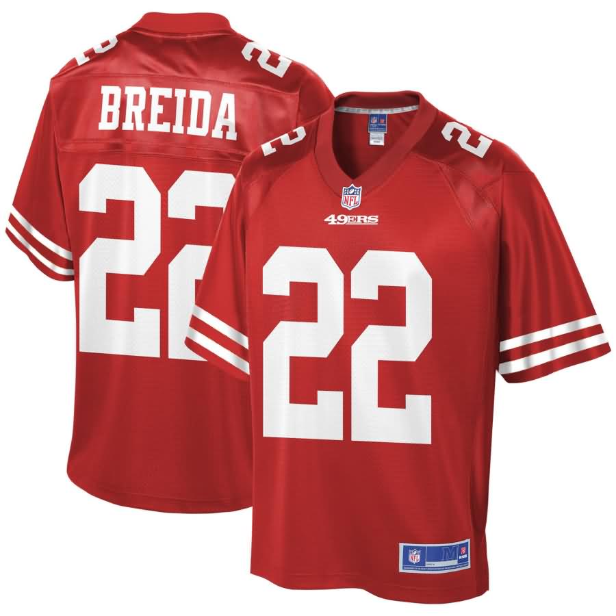 Matt Breida San Francisco 49ers NFL Pro Line Team Player Jersey - Scarlet