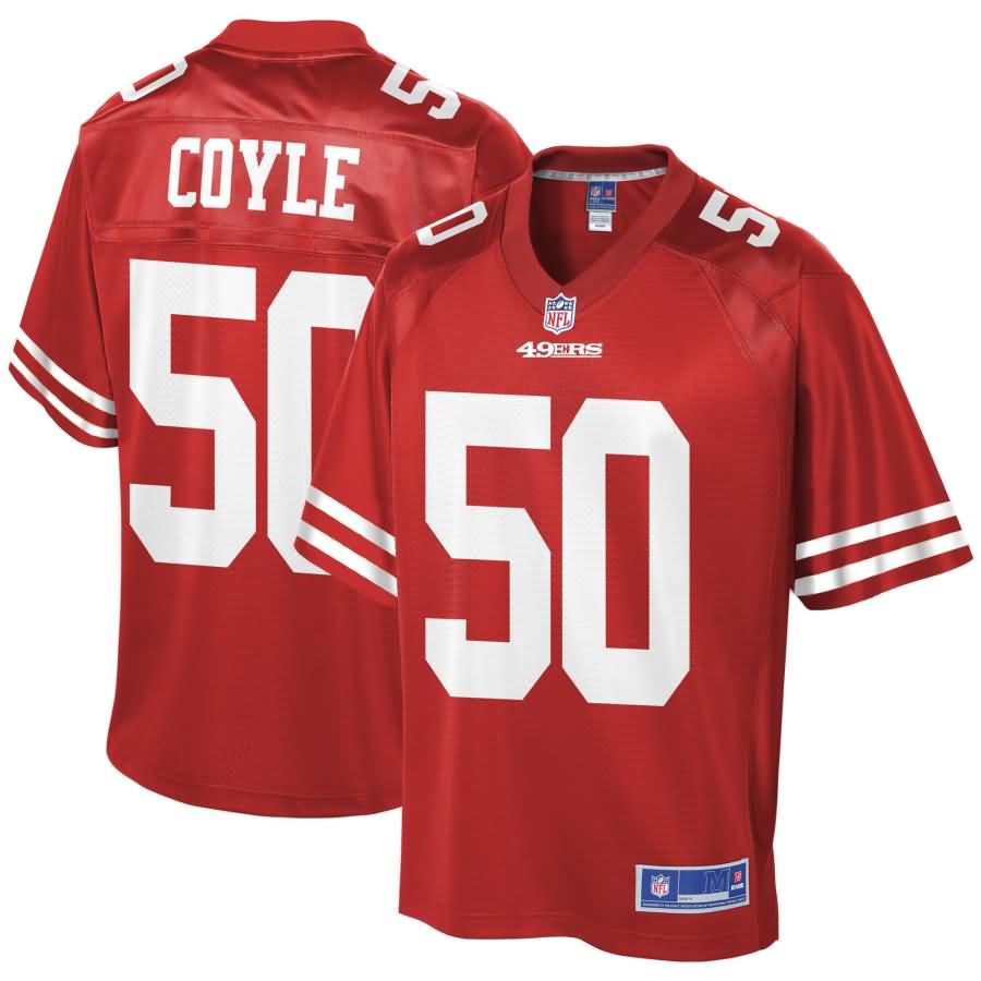 Brock Coyle San Francisco 49ers NFL Pro Line Team Player Jersey - Scarlet