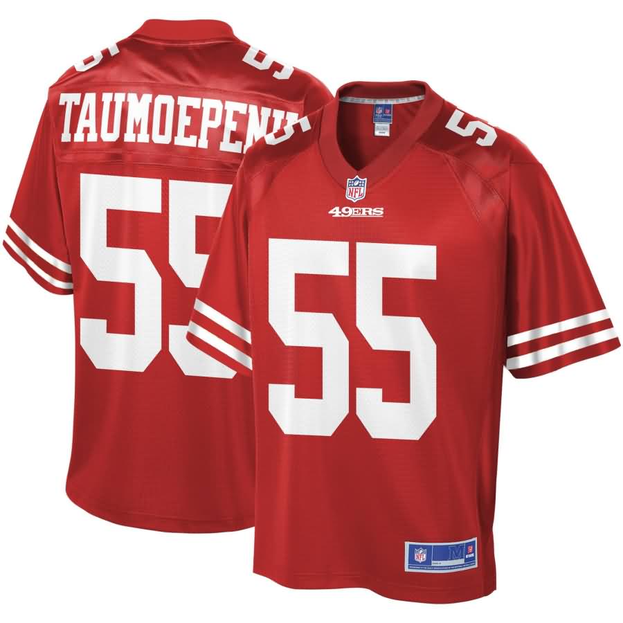 Pita Taumoepenu San Francisco 49ers NFL Pro Line Team Player Jersey - Scarlet