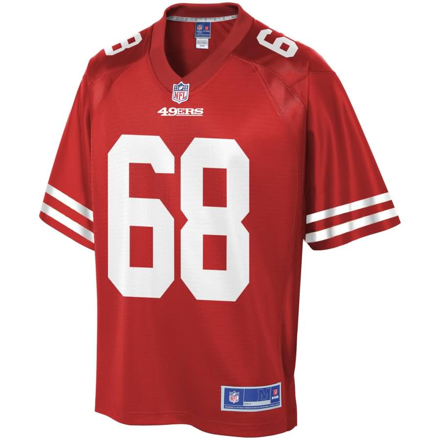 Mike Person San Francisco 49ers NFL Pro Line Team Player Jersey - Scarlet