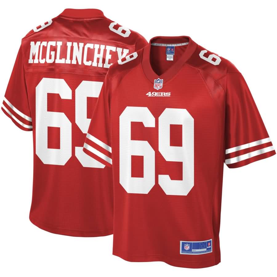 Mike McGlinchey San Francisco 49ers NFL Pro Line Team Player Jersey - Scarlet