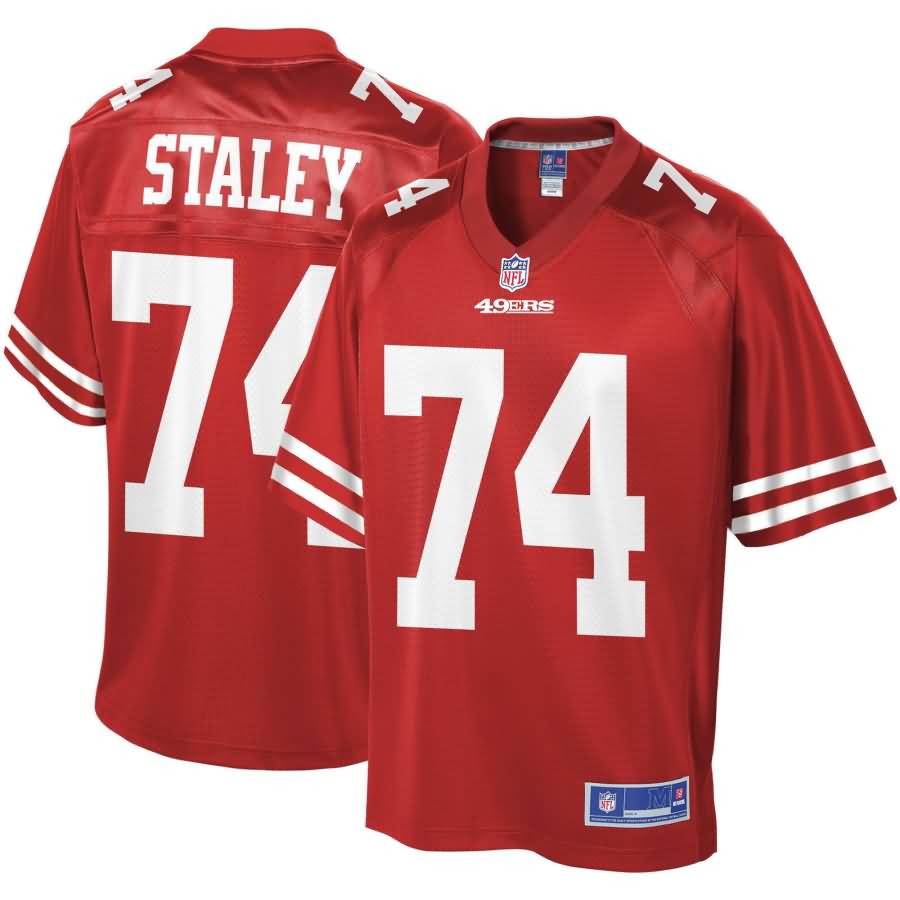 Joe Staley San Francisco 49ers NFL Pro Line Team Player Jersey - Scarlet