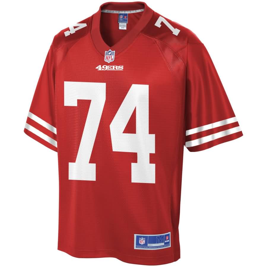 Joe Staley San Francisco 49ers NFL Pro Line Team Player Jersey - Scarlet