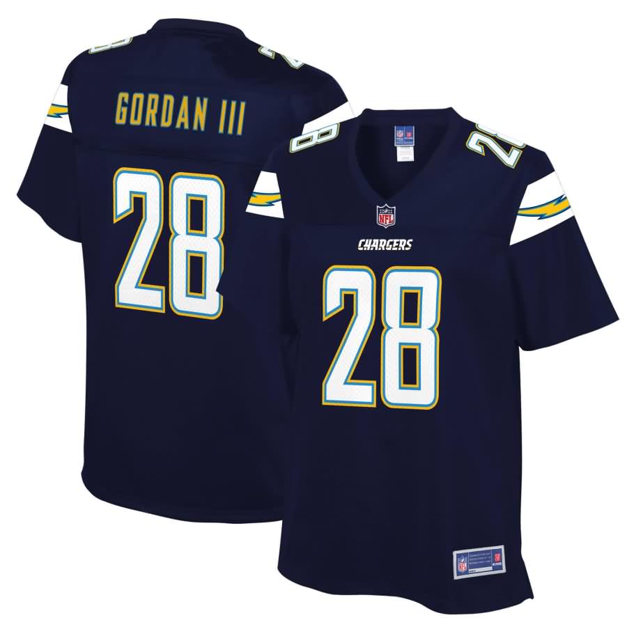 Melvin Gordon Los Angeles Chargers NFL Pro Line Women's Team Color Player Jersey - Navy