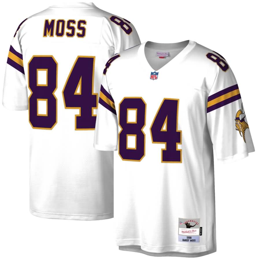 Randy Moss Minnesota Vikings Mitchell & Ness 1998 Retired Player Replica Jersey - White