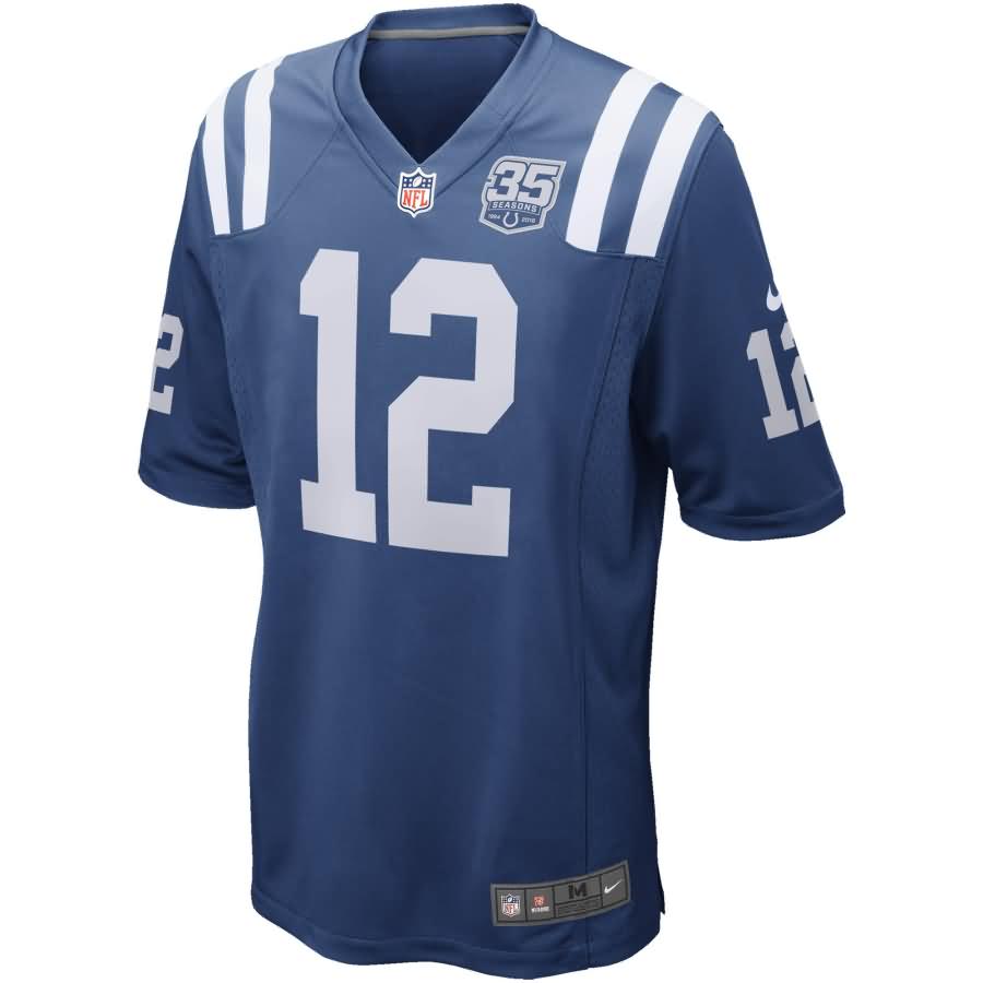 Andrew Luck Indianapolis Colts Nike 35th Season Game Jersey - Royal