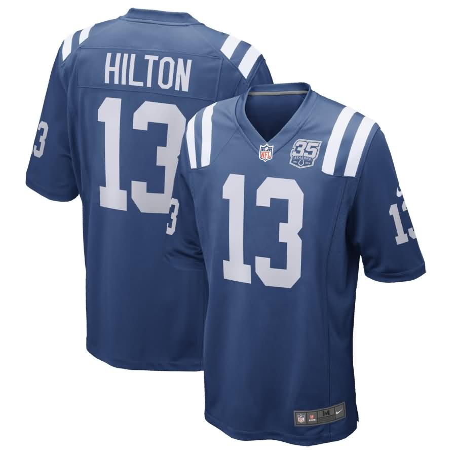 Ty Hilton Indianapolis Colts Nike 35th Season Game Jersey - Royal