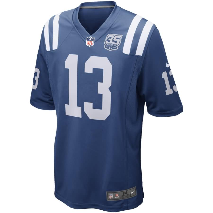 Ty Hilton Indianapolis Colts Nike 35th Season Game Jersey - Royal