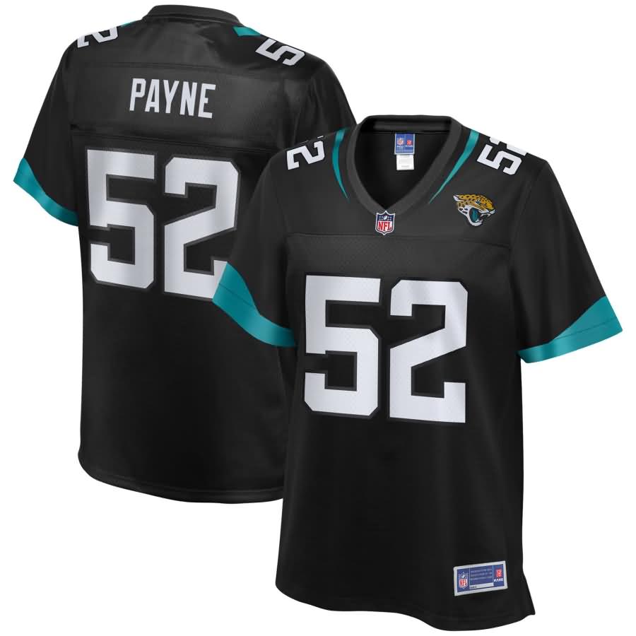 Donald Payne Jacksonville Jaguars NFL Pro Line Women's Team Player Jersey - Black