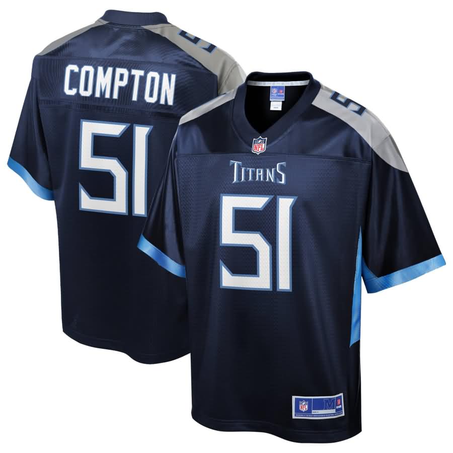 Will Compton Tennessee Titans NFL Pro Line Team Player Jersey - Navy