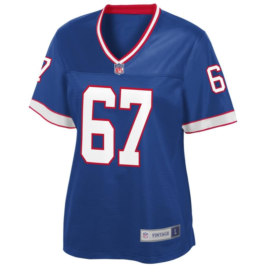 Kent Hull Buffalo Bills NFL Pro Line Women's Retired Player Jersey - Royal