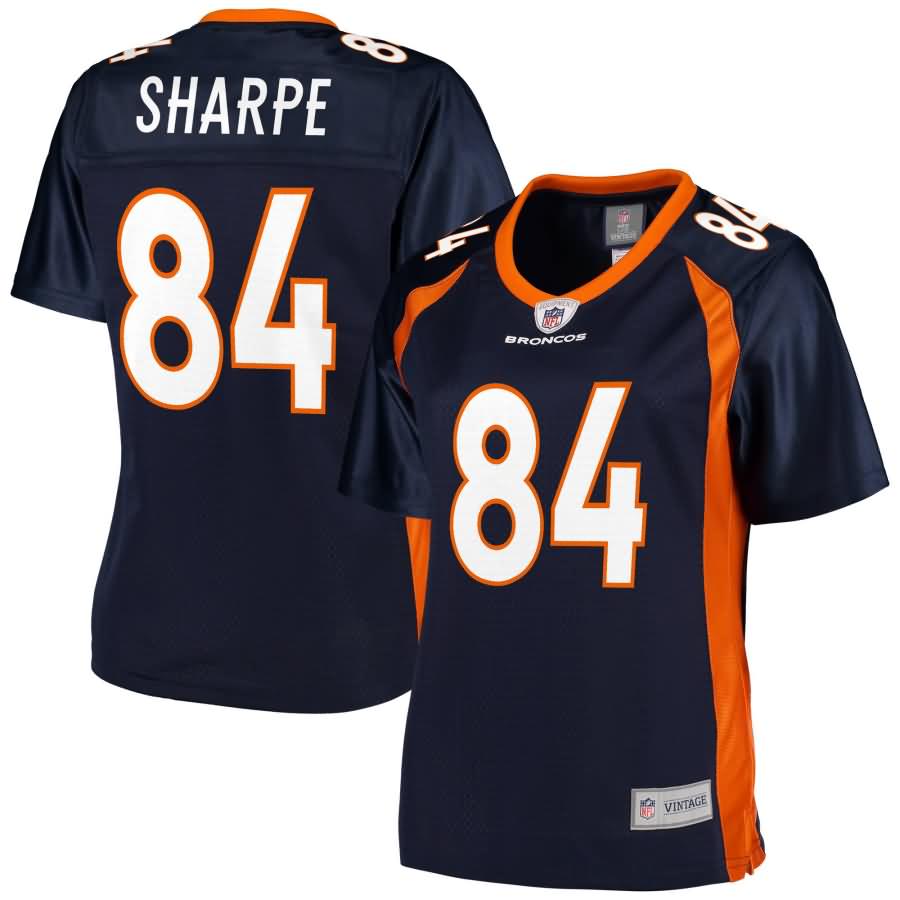 Shannon Sharpe Denver Broncos NFL Pro Line Women's Retired Player Jersey - Navy