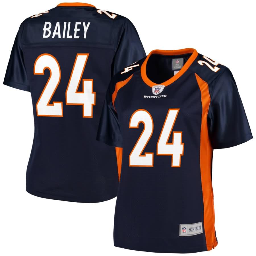 Champ Bailey Denver Broncos NFL Pro Line Women's Retired Player Jersey - Navy