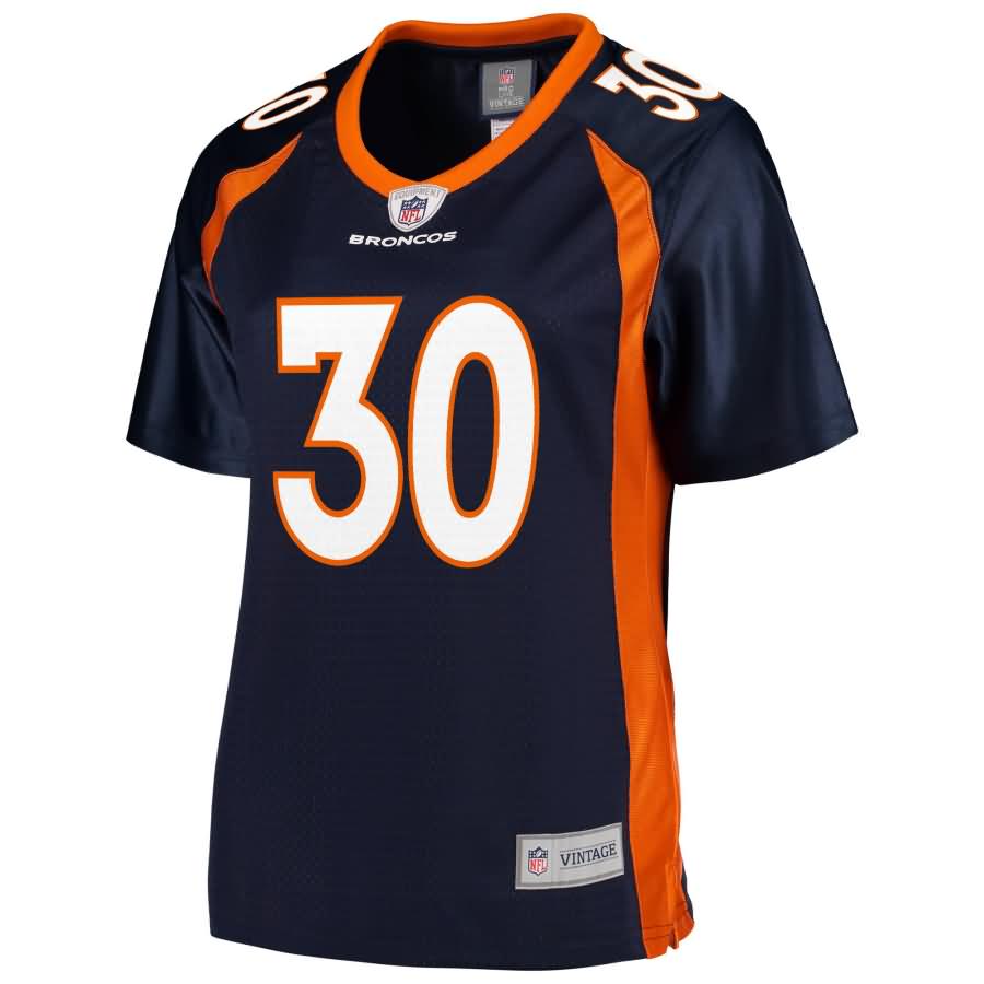 Terrell Davis Denver Broncos NFL Pro Line Women's Retired Player Jersey - Navy