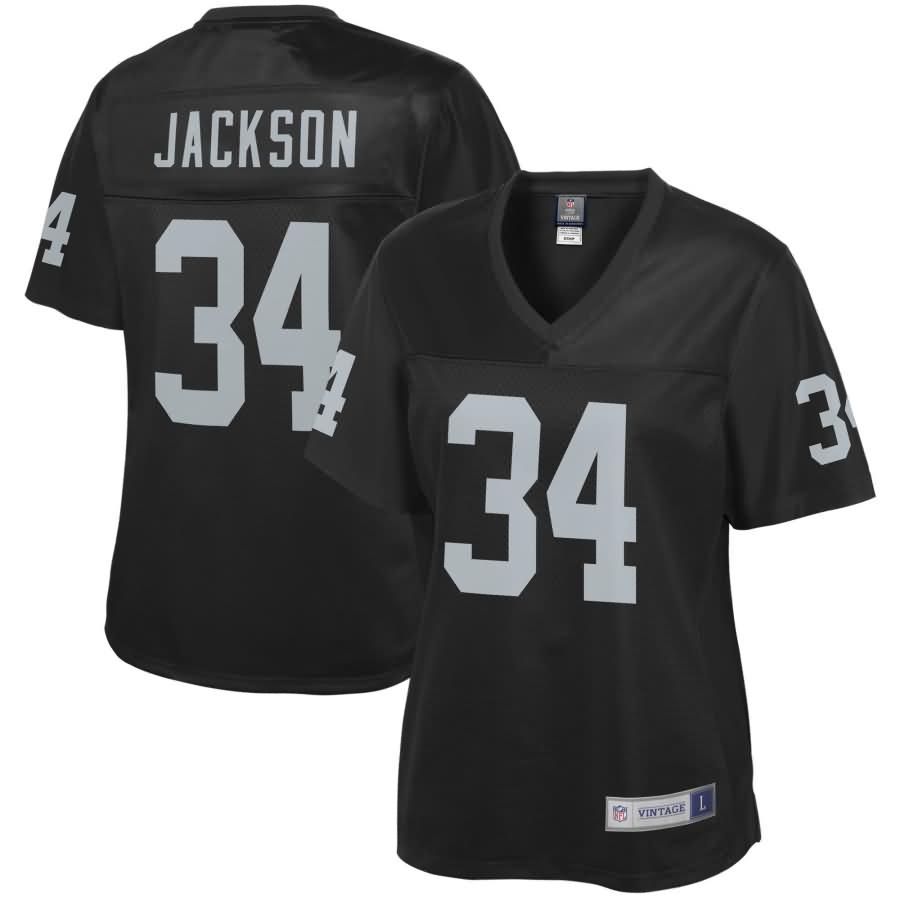 Bo Jackson Oakland Raiders NFL Pro Line Women's Retired Player Jersey - Black