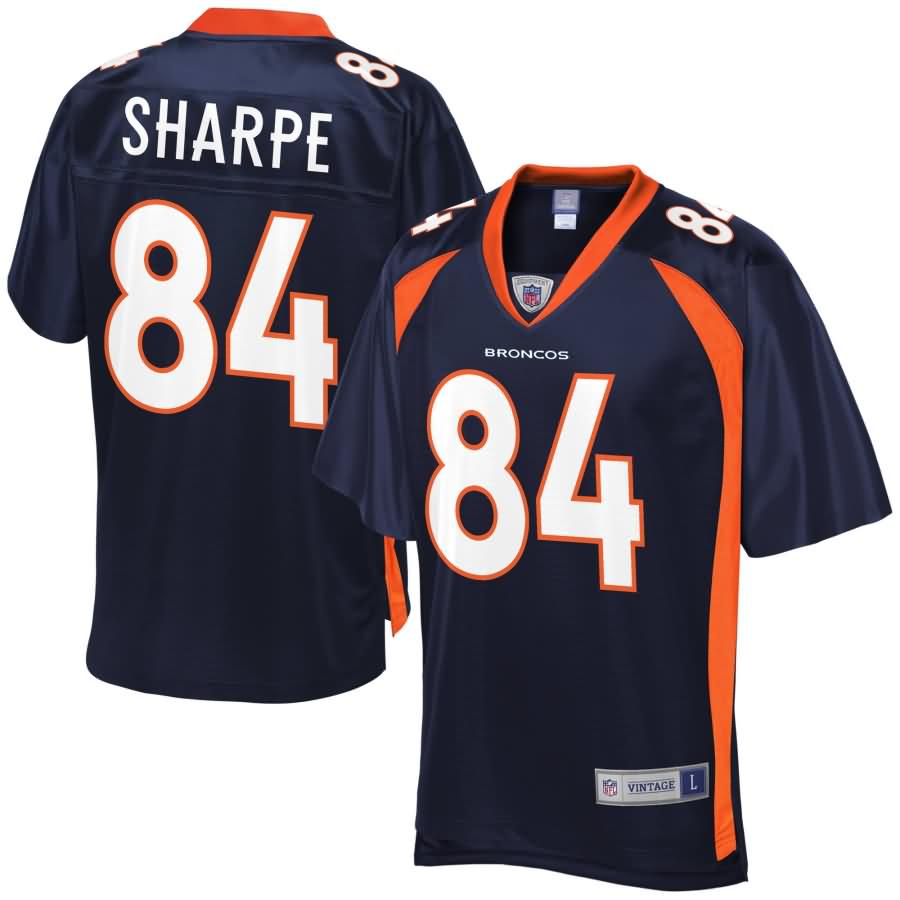 Shannon Sharpe Denver Broncos NFL Pro Line Retired Player Jersey - Navy