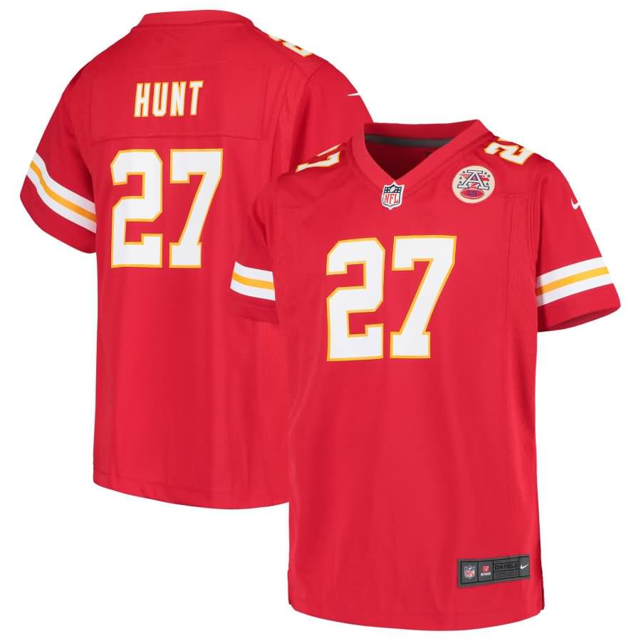 Kareem Hunt Kansas City Chiefs Nike Girls Youth Game Jersey - Red