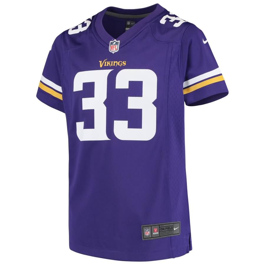 Dalvin Cook Minnesota Vikings Nike Girls Youth Game Jersey - Purple