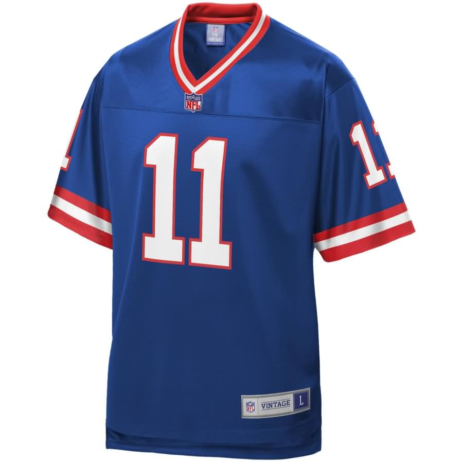 Phil Simms New York Giants NFL Pro Line Retired Player Jersey - Royal