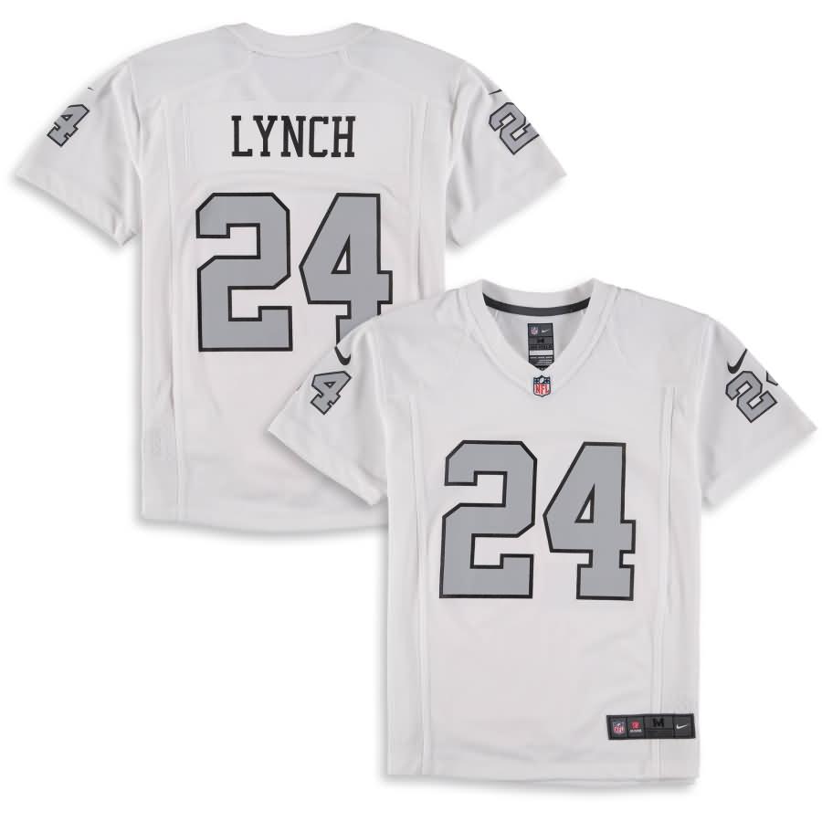 Marshawn Lynch Oakland Raiders Nike Youth Color Rush Player Game Jersey - White