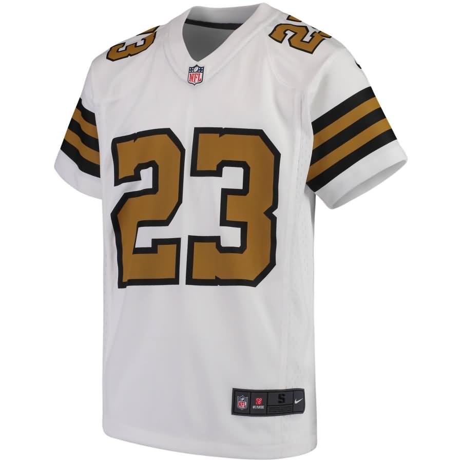 Marshon Lattimore New Orleans Saints Nike Youth Color Rush Player Game Jersey - White