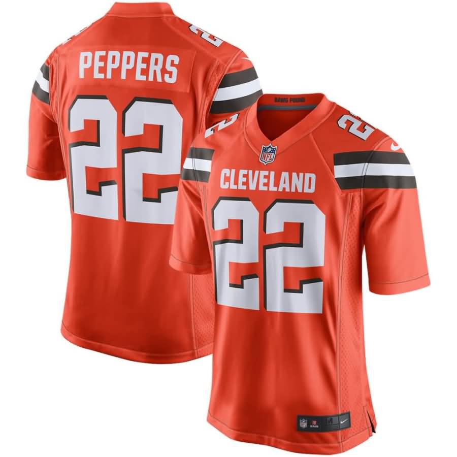 Jabrill Peppers Cleveland Browns Nike Youth Player Game Jersey - Orange