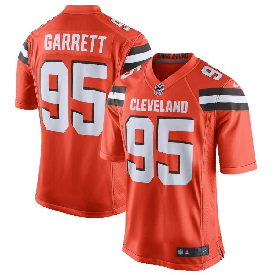 Myles Garrett Cleveland Browns Nike Youth Player Game Jersey - Orange