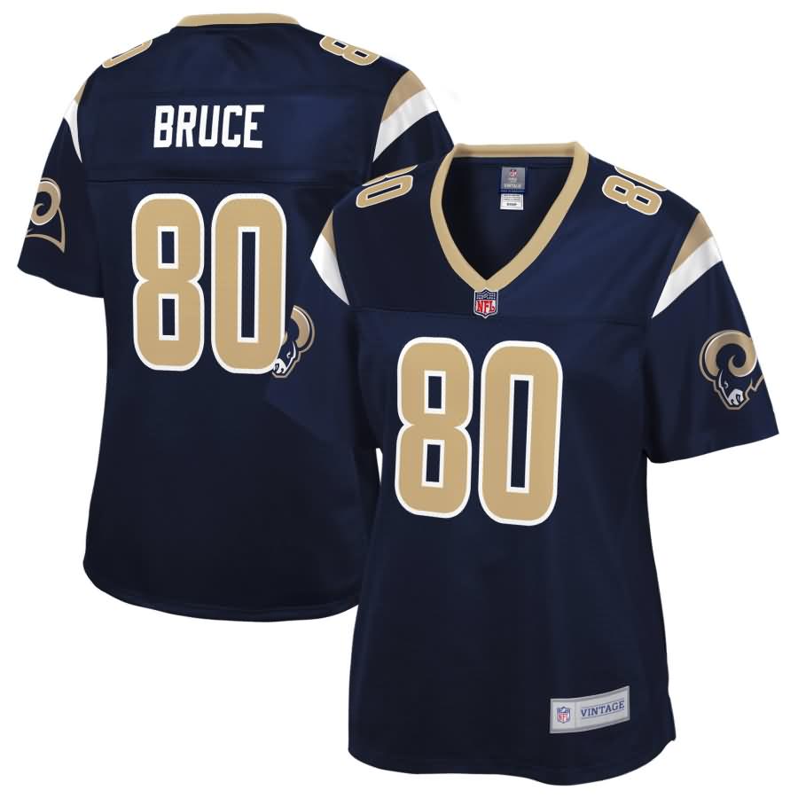 Isaac Bruce St. Louis Rams NFL Pro Line Women's Retired Player Jersey - Navy