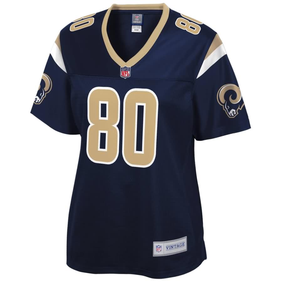 Isaac Bruce St. Louis Rams NFL Pro Line Women's Retired Player Jersey - Navy