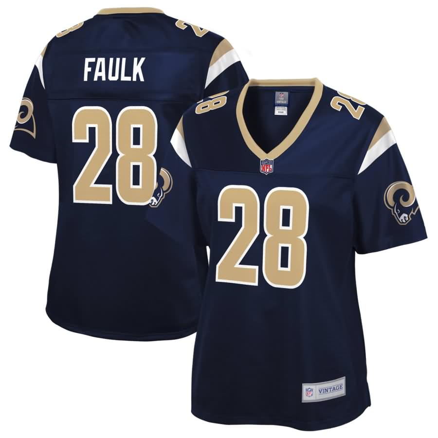 Marshall Faulk St. Louis Rams NFL Pro Line Women's Retired Player Jersey - Navy