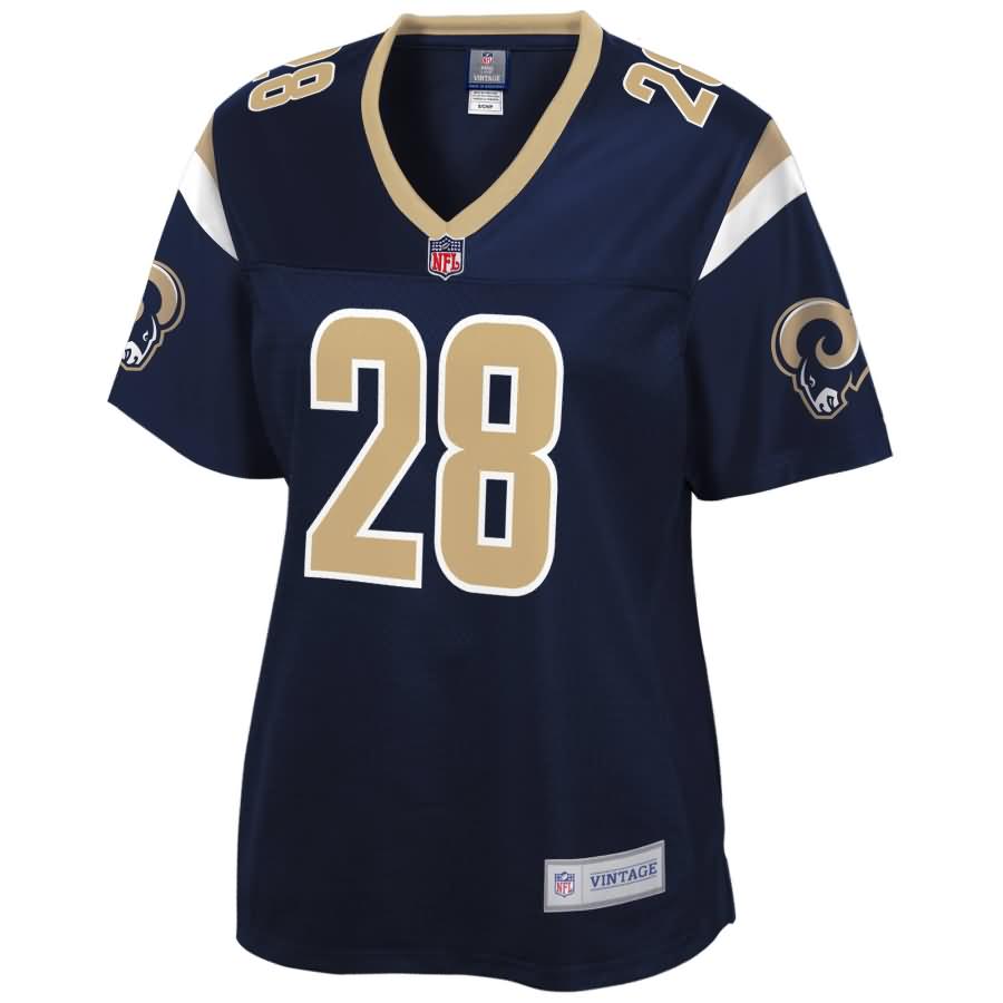 Marshall Faulk St. Louis Rams NFL Pro Line Women's Retired Player Jersey - Navy