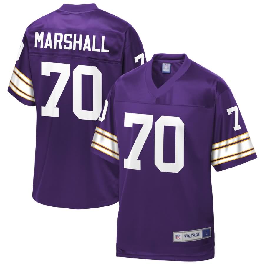 Jim Marshall Minnesota Vikings NFL Pro Line Retired Player Jersey - Purple