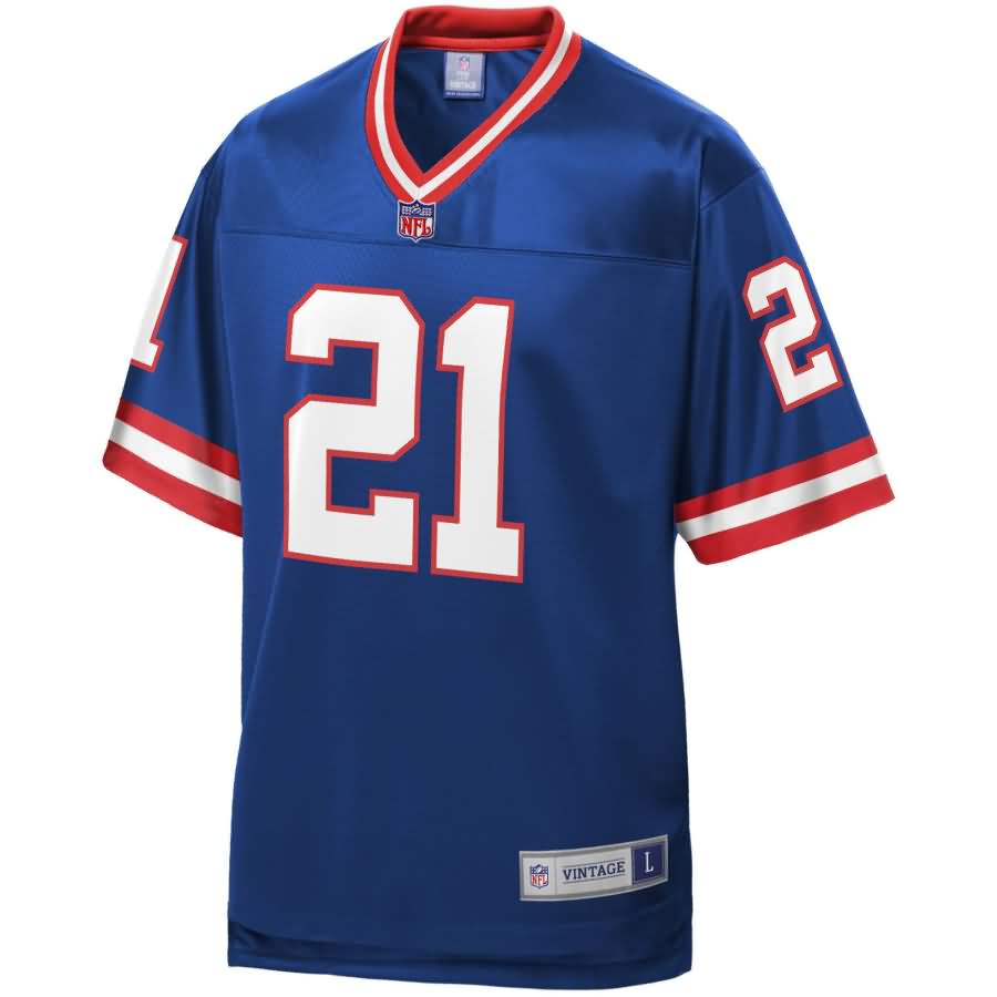 Tiki Barber New York Giants NFL Pro Line Retired Player Jersey - Royal