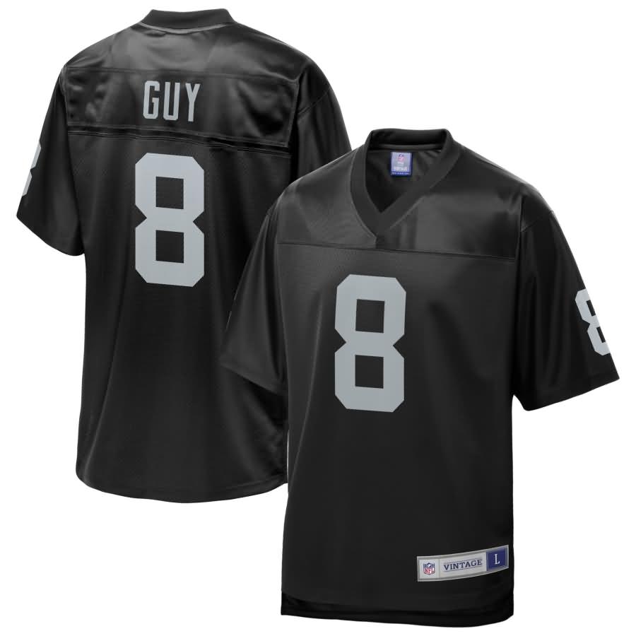 Ray Guy Oakland Raiders NFL Pro Line Retired Player Jersey - Black