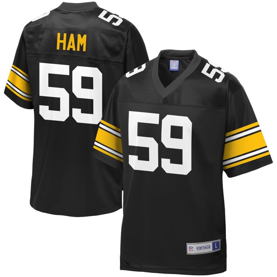 Jack Ham Pittsburgh Steelers NFL Pro Line Retired Player Jersey - Black