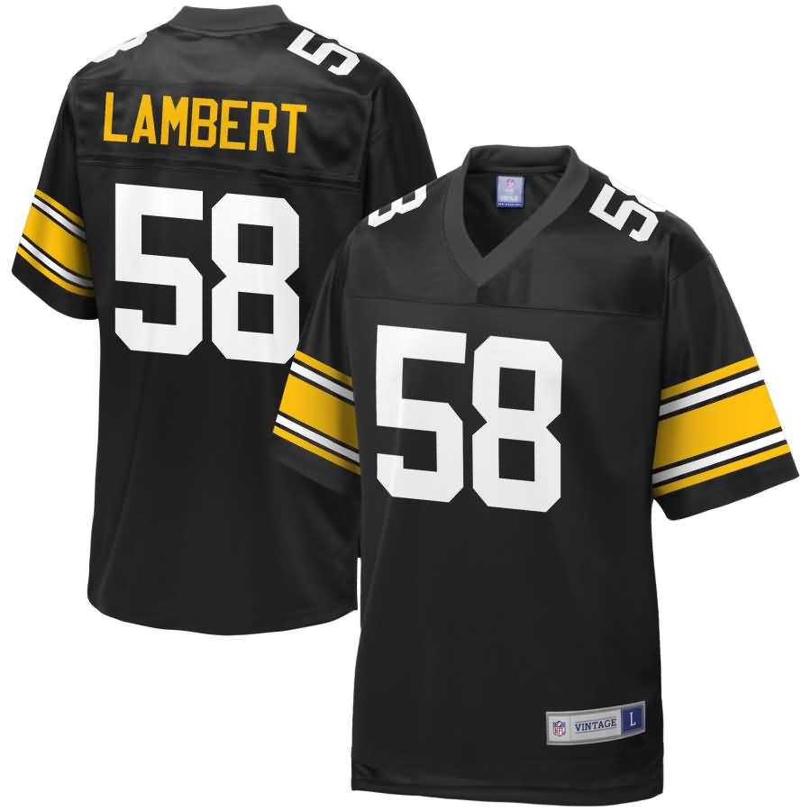 Jack Lambert Pittsburgh Steelers NFL Pro Line Retired Player Jersey - Black