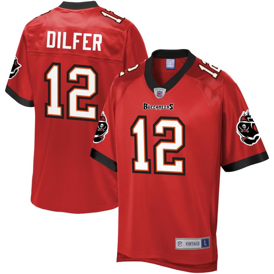 Trent Dilfer Tampa Bay Buccaneers NFL Pro Line Retired Player Jersey - Red