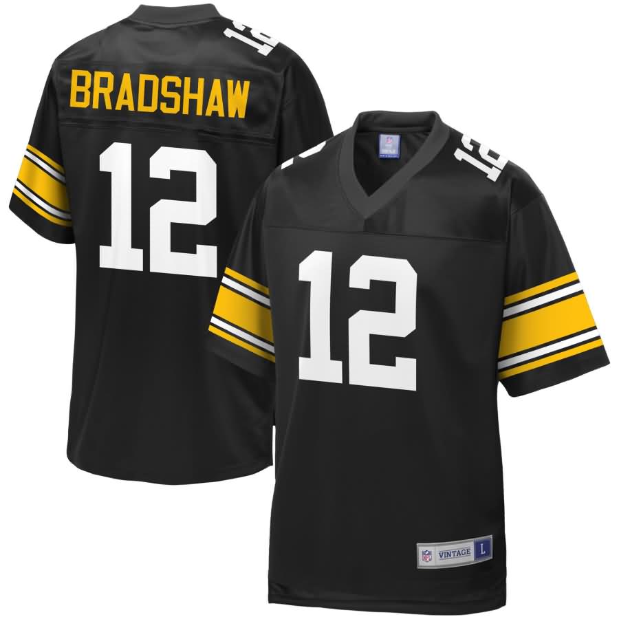 Terry Bradshaw Pittsburgh Steelers NFL Pro Line Retired Player Jersey - Black