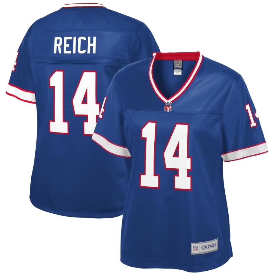 Frank Reich Buffalo Bills NFL Pro Line Women's Retired Player Jersey - Royal