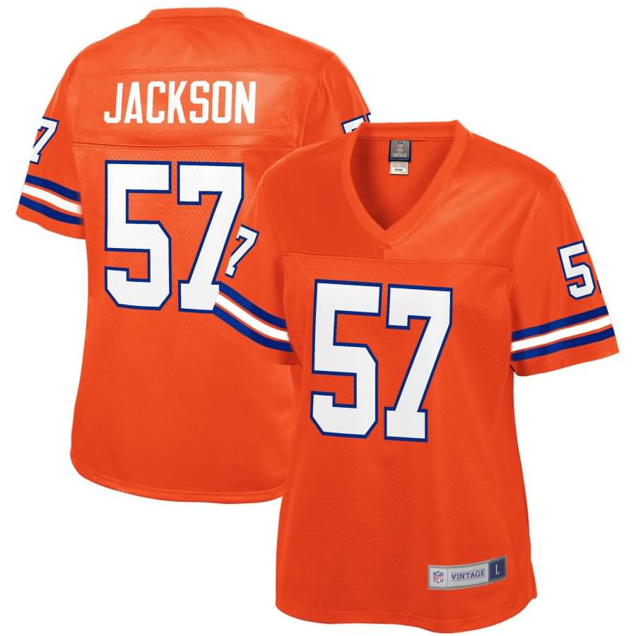 Tom Jackson Denver Broncos NFL Pro Line Women's Retired Player Jersey - Orange