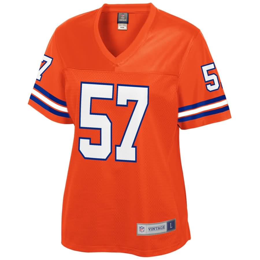 Tom Jackson Denver Broncos NFL Pro Line Women's Retired Player Jersey - Orange