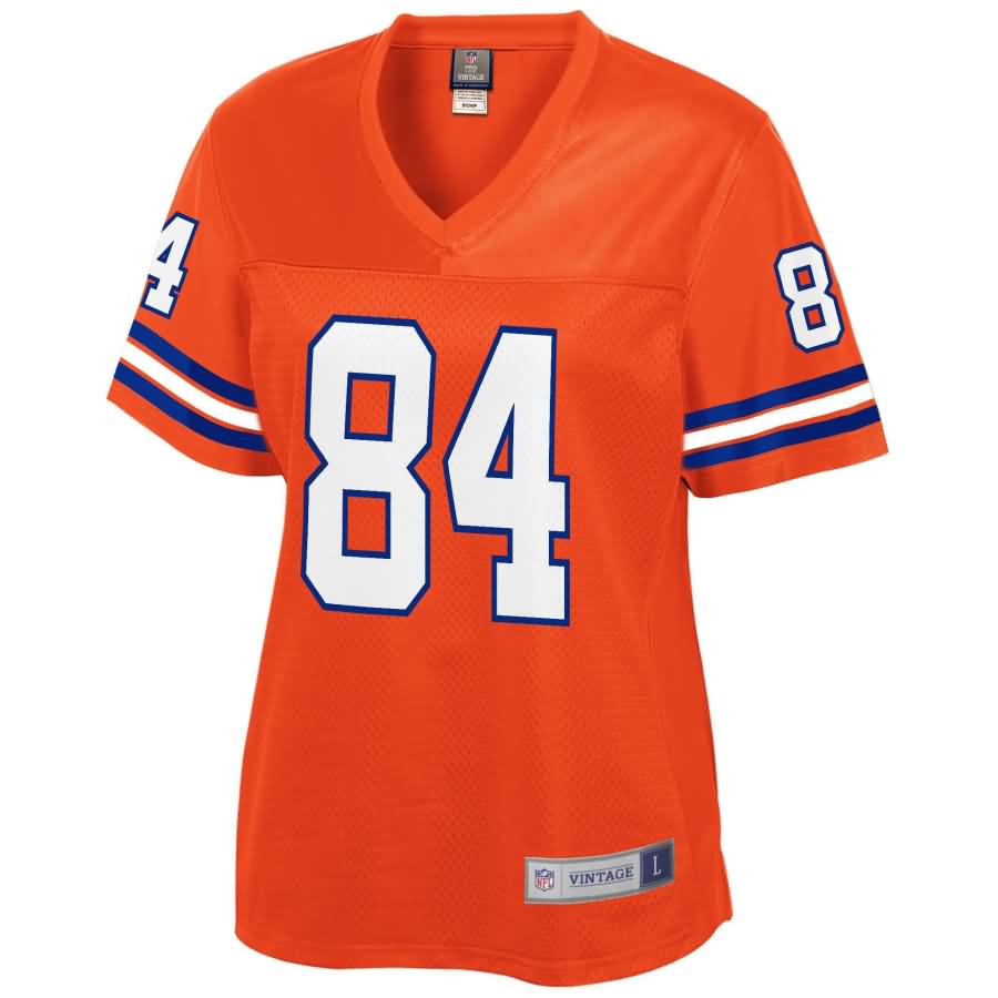 Shannon Sharpe Denver Broncos NFL Pro Line Women's Retired Player Jersey - Orange