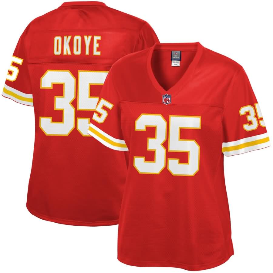 Christian Okoye Kansas City Chiefs NFL Pro Line Women's Retired Player Jersey - Red