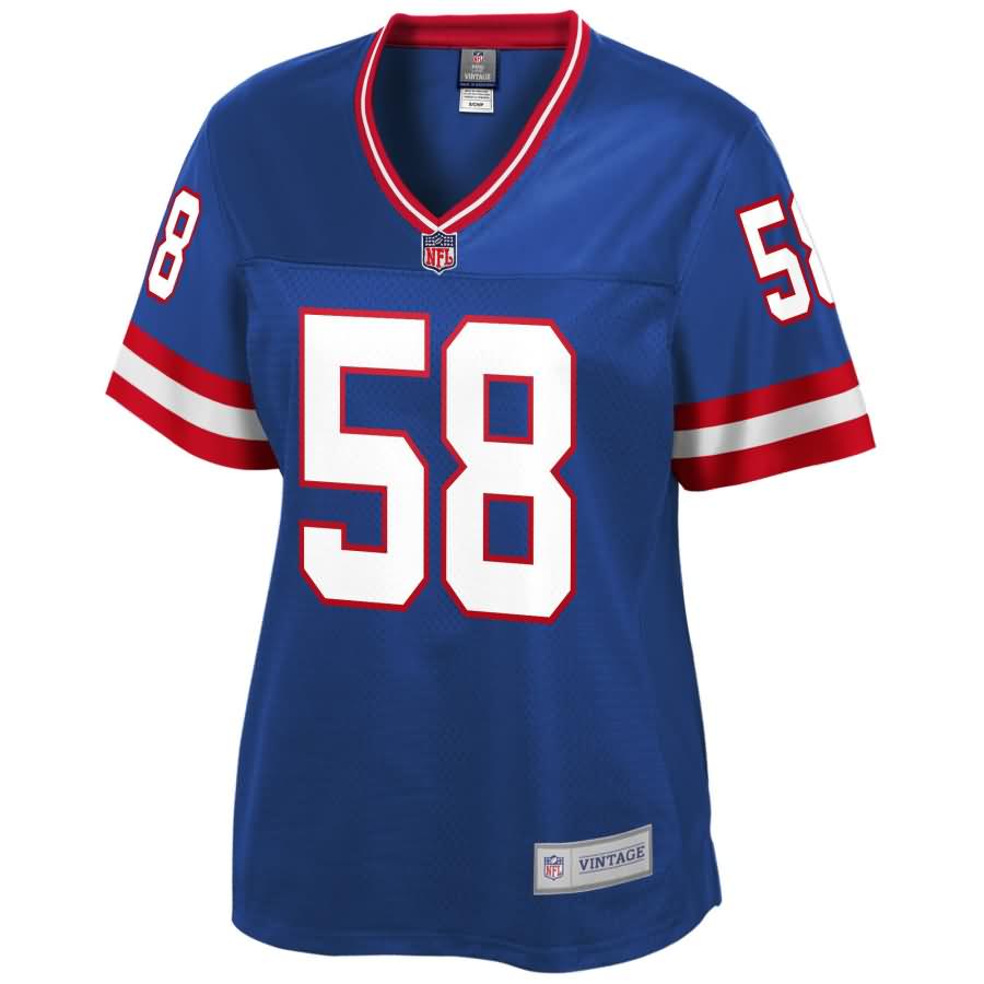 Carl Banks New York Giants NFL Pro Line Women's Retired Player Jersey - Royal