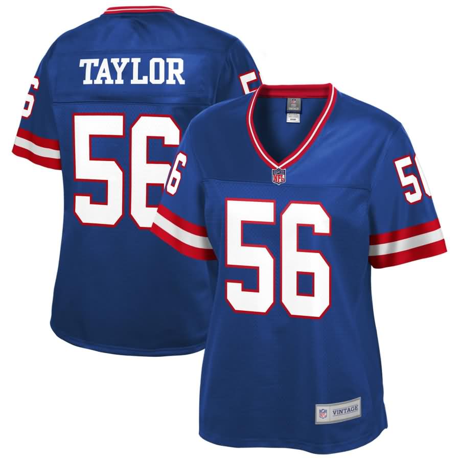 Lawrence Taylor New York Giants NFL Pro Line Women's Retired Player Jersey - Royal